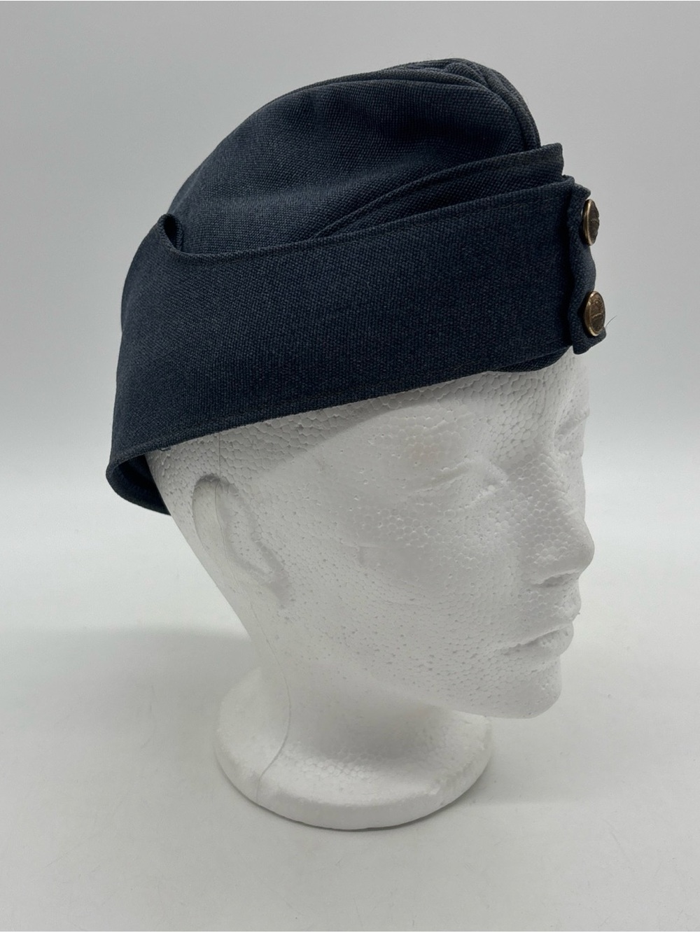 Vintage RCAF Canadian Military Wedge Style Stokes Cap & Regalia Hat
